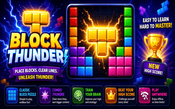 Block Thunder Puzzle Blast icon