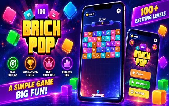 Brick Pop Ball Blast game icon